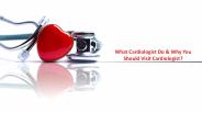 What Cardiologist Do & Why You Should Visit Cardiologist?