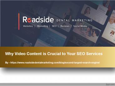 Why Video Content is Crucial to Your SEO Services