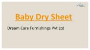 Baby dry sheets