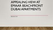 Appealing View at Emaar Beachfront Dubai Apartments