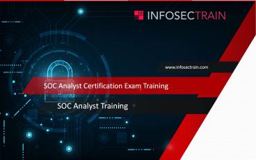 SOC Analyst Online Training