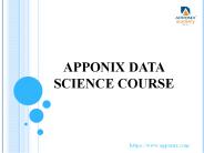 APPONIX DATA SCIENCE COURSE