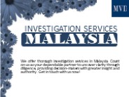 Investigation Services Malaysia