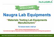 Materials Testing Lab Equipments Manufacturers