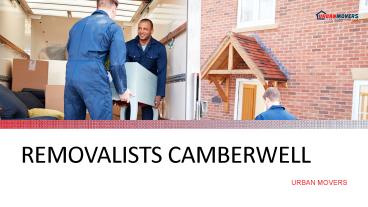 Removalists Camberwell - Urban Movers