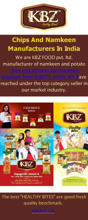 Namkeen Manufacturer