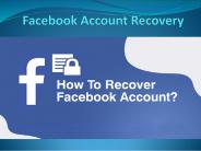 Facebook account recovery
