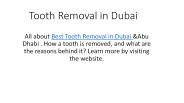Tooth Removal in Dubai