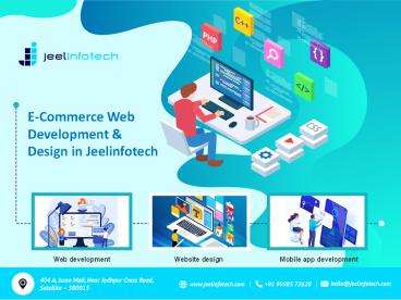 E-Commerce Web Development & Design in Jeelinfotech presentation | free ...