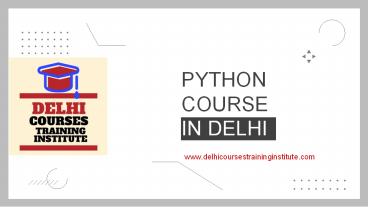 5 Reason To Join Python Courses