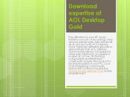 AOL Desktop Gold Download, Install and Reinstall