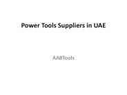 Power Tools Suppliers in UAE