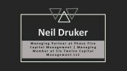 Neil Druker - A Resourceful Professional From Boston, MA