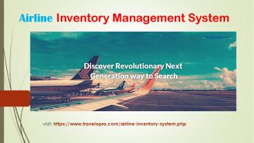Airline Inventory System