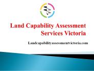 Land Capability Assessment Services Victoria