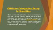 Offshore Companies Setup In Mauritius