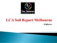 LCA Soil Report Melbourne