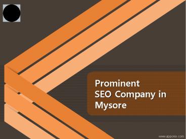 SEO Training IN Mysore