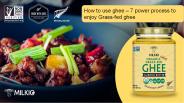 How to use ghee| MILKIO