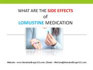 Does LOMUSTINE Cause Diarrhea?