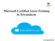 azure training in trivandrum