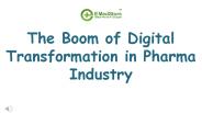 The Boom of Digital Transformation in Pharma Industry