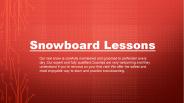 Snowboard Lessons - Learn To Ski