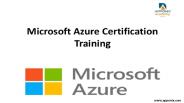 Azure certification