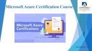 Microsoft Azure Certification Training Course