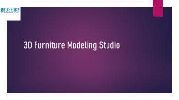 3D Furniture Modeling Studio
