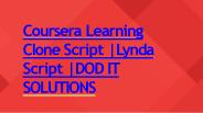 Best Coursera Learning Clone Script