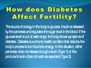 How does Diabetes Affect Fertility?