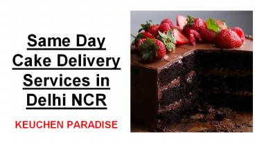 Same Day Cake Delivery Services in Delhi NCR- Keuchen Paradise