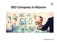 SEO Company in Mysore
