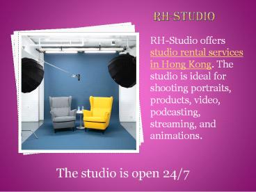 Photography Studio Hong Kong