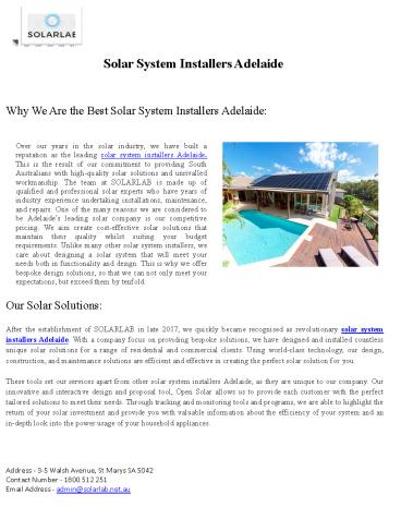 Best Solar System Installers Adelaide (1)