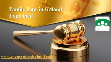 Family Law in Ireland Explained