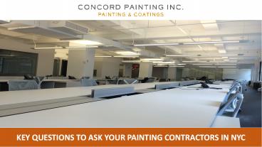 Key Questions to Ask Your Painting Contractors in NYC