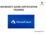 Microsoft Azure Certification Training Course
