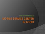 mobile service centre in kochi