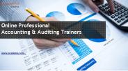 Online Professional Accounting & Auditing Trainers | ecadema