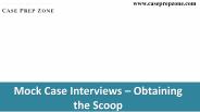 Get Mock Case Study Interview - Case Prep Zone