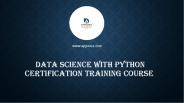 Data Science with Python Certification Training Course With Placement Assurance