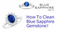 How to clean bluesapphire gemstone