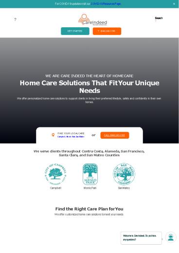 In Home Care in San Mateo