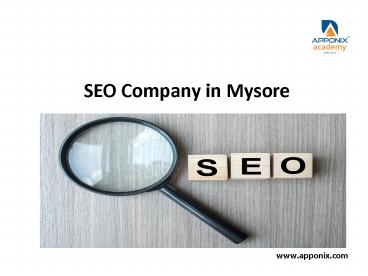 SEO Course in Mysore