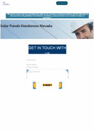 Solar Panels Henderson Nevada