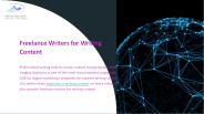 freelance Writers for Writing Content