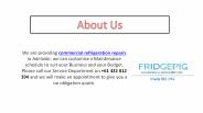 Commercial fridge Repairs Adelaide