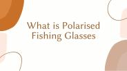 What is Polarised Fishing Glasses